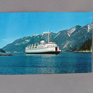 Vintage Postcard - MV Langdale Queen Ferry - Wright Everytime